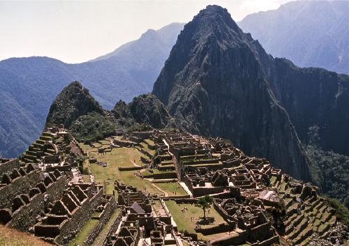 PERU': Le rovine del Machu Picchu, la città perduta degli Inca.